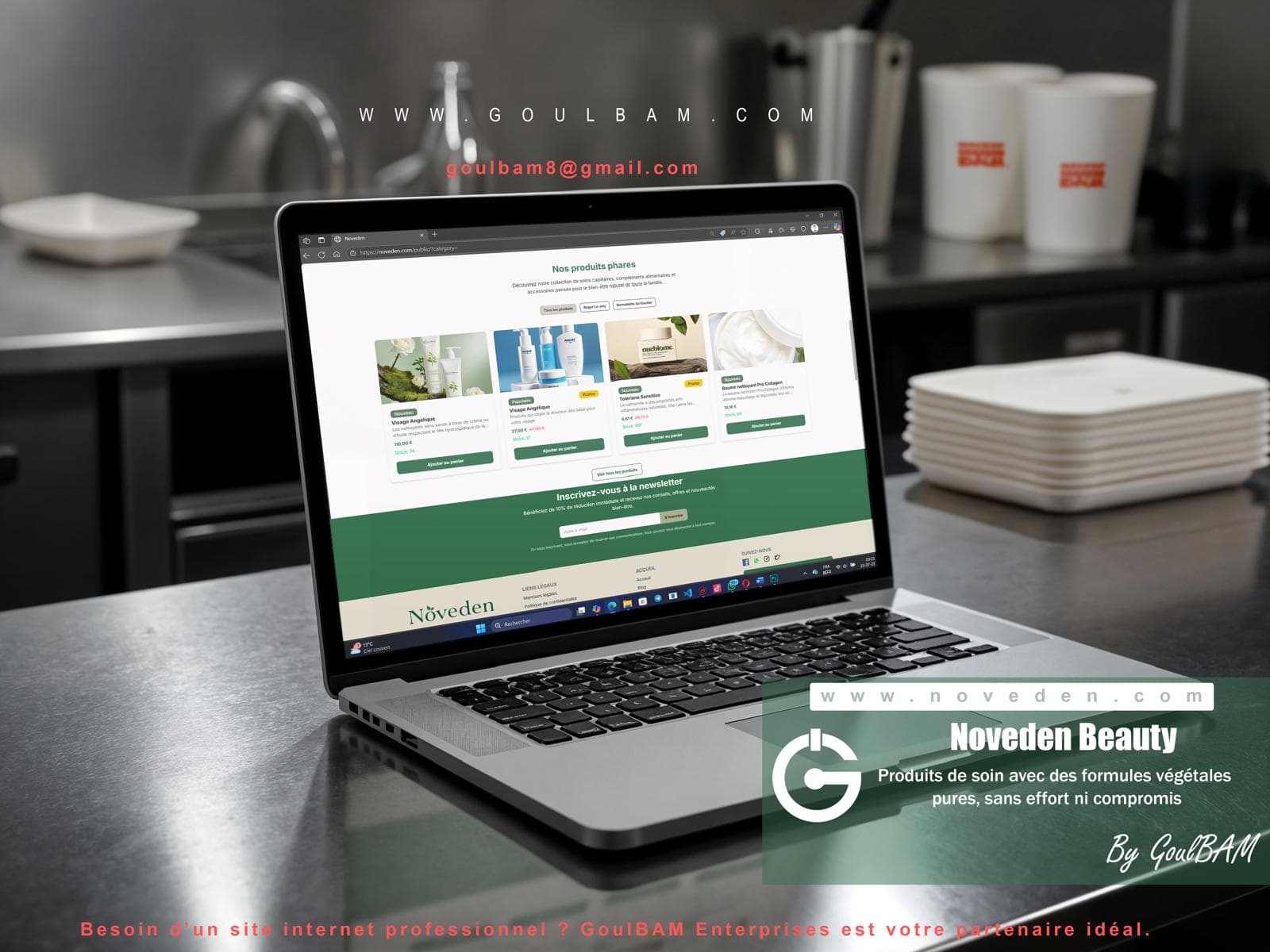 Plateforme E-commerce de Produits Cosmétiques Intelligente